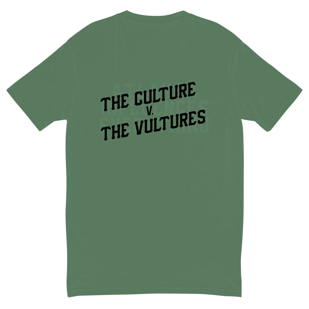 AIE "The Culture v. The Vultures" Tee (Black Letters)