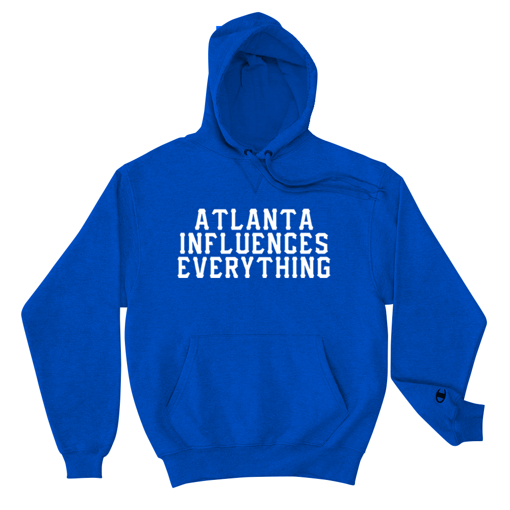 Bem Joiner says "Atlanta Influences Everything" Hoodie (Blue/White) aka "The Jovita"