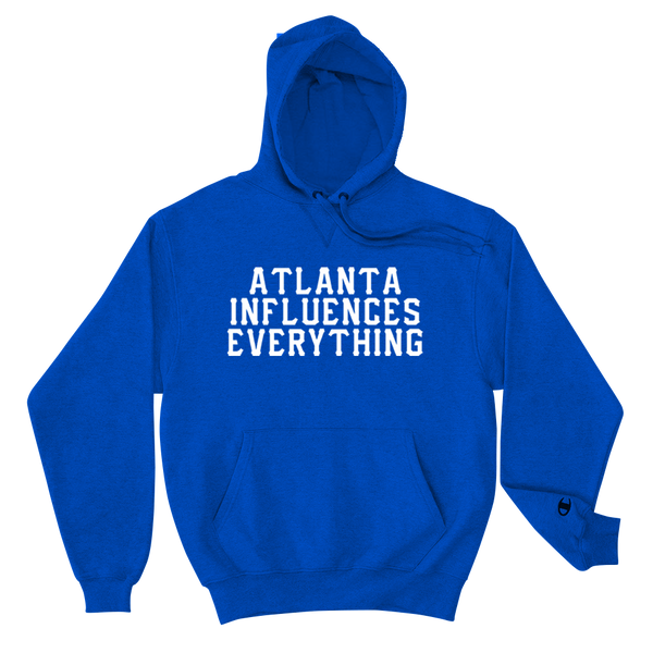 Bem Joiner says "Atlanta Influences Everything" Hoodie (Blue/White) aka "The Jovita"