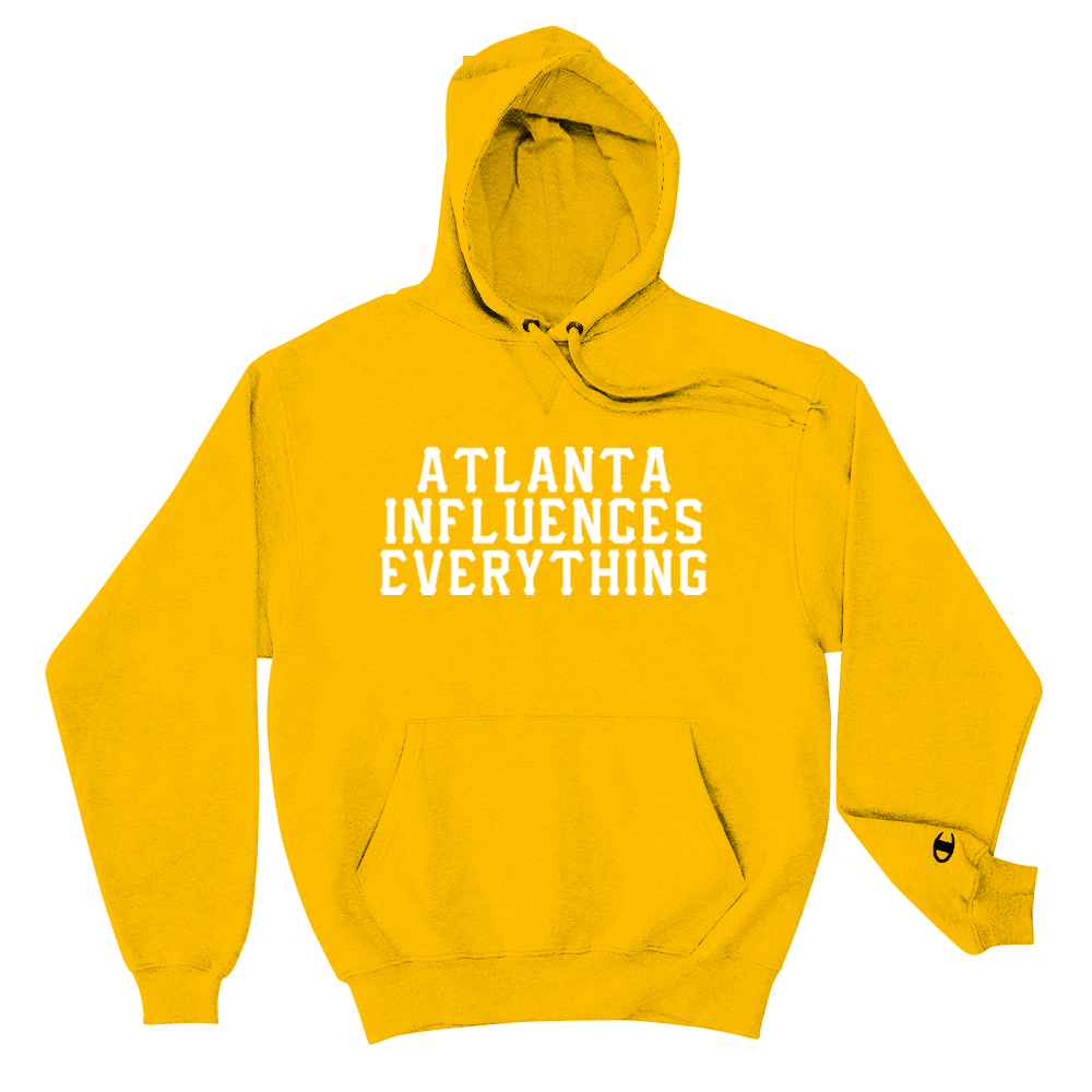 Bem Joiner says "Atlanta Influences Everything" Hoodie (Gold/White) aka "The Sunflower"