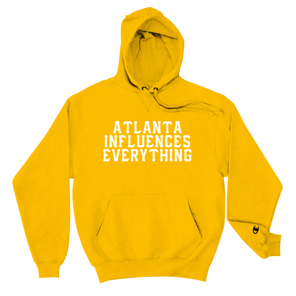 Bem Joiner says "Atlanta Influences Everything" Hoodie (Gold/White) aka "The Sunflower"