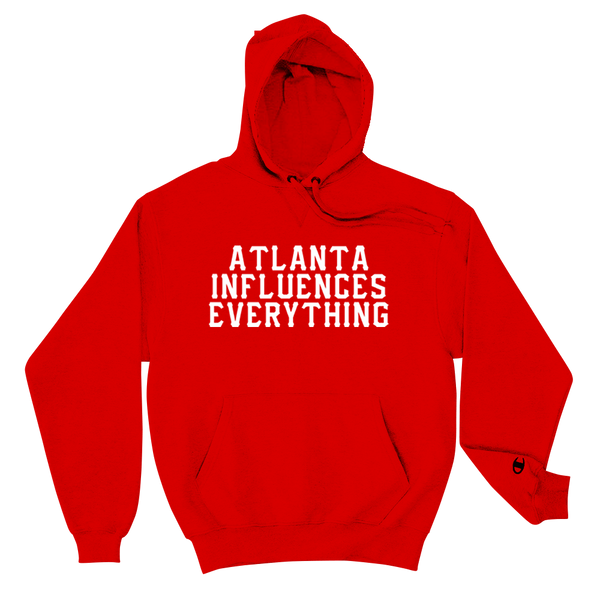 Bem Joiner says "Atlanta Influences Everything" Hoodie (Red/White)