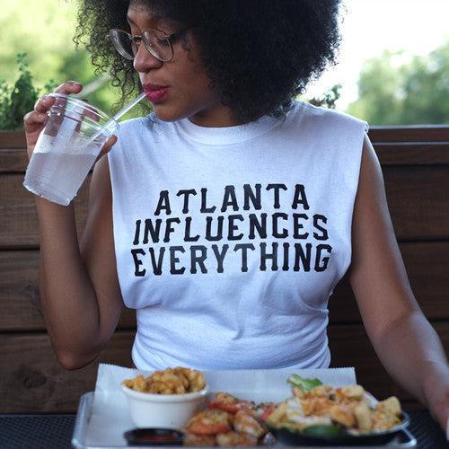 Bem Joiner says "Atlanta Influences Everything" Tee (White/Black)