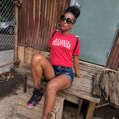 Bem Joiner says "Atlanta Influences Everything" Tee (Red)